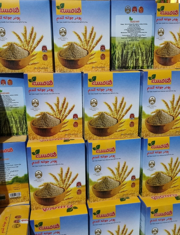 پک ۱۲ عددی جوانه گندم ساشه ۴۰۰گرمی هامسه+ ۲۰۰gr هدیه